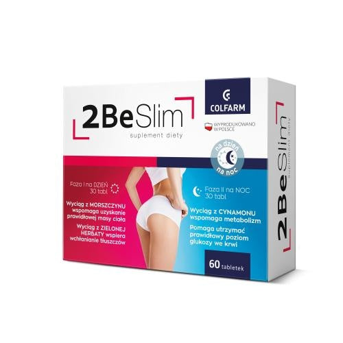 COLFARM 2Be Slim Two Phases of Weight Loss 60 Tablets