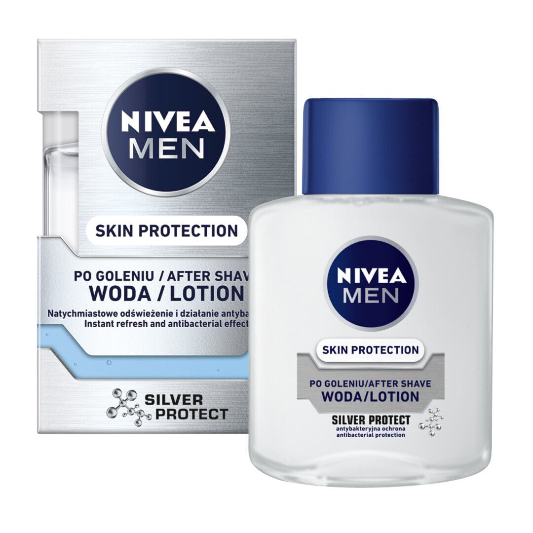NIVEA Men After Shave Lotion Silver Protect 100 ml