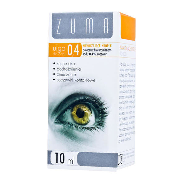 Zuma Relief For The Eyes Moisturizing Eye Drops 10ml