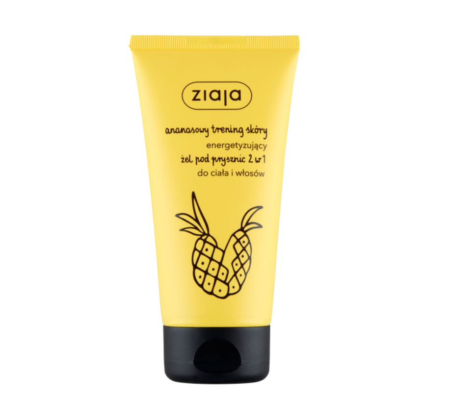ZIAJA Pineapple Skin Training Energizing Shower Gel 160ml