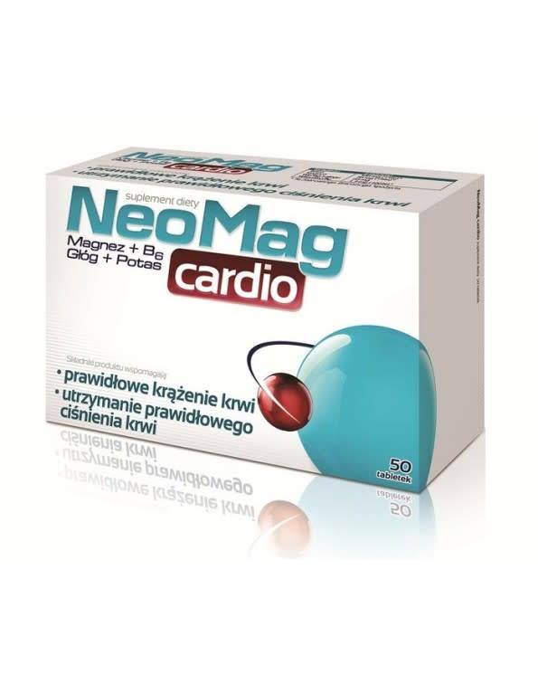 NEOMAG- Cardio Magnesium, Vit. B6, Glog, Potassium 50 tablets
