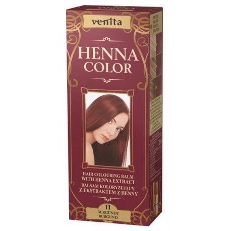 Henna Color Coloring Balm with Henna Extract 11 Burgundy 75ml