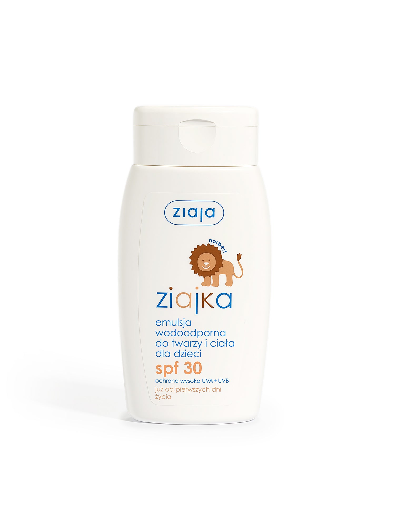 Ziajka Children's sunscreen lotion SPF30 125 ml