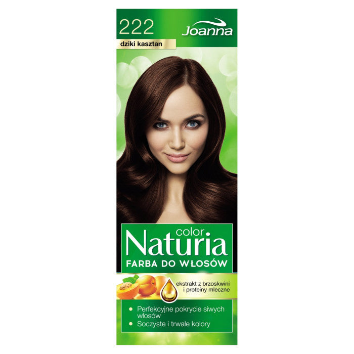 Naturia Color Hair Dye 222 Wild Chestnut