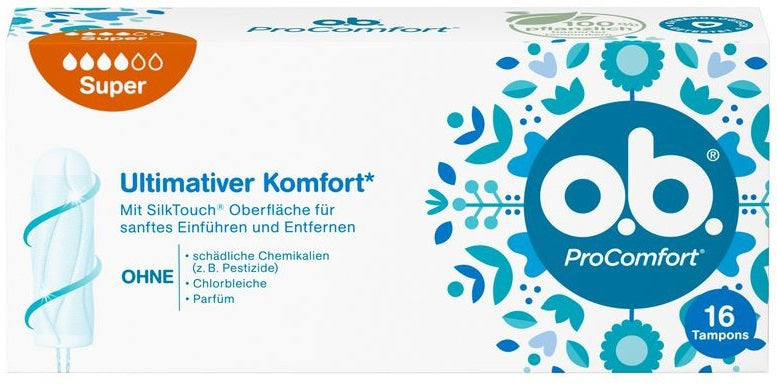 o.b. ProComfort Super Tampon, 16pcs