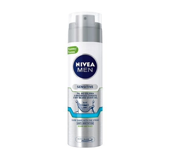 MEN Sensitive Shaving Gel for 3-Day Beard 200ml