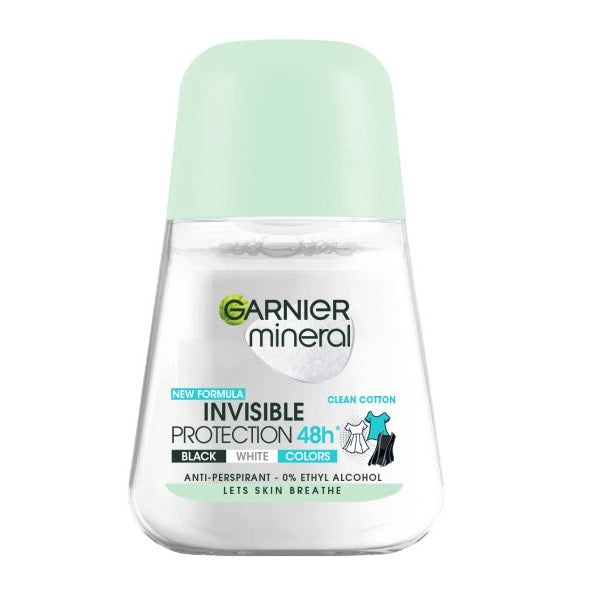 GARNIER- Mineral Roll-on, Invisible Protection, Antiperspirant 50ml