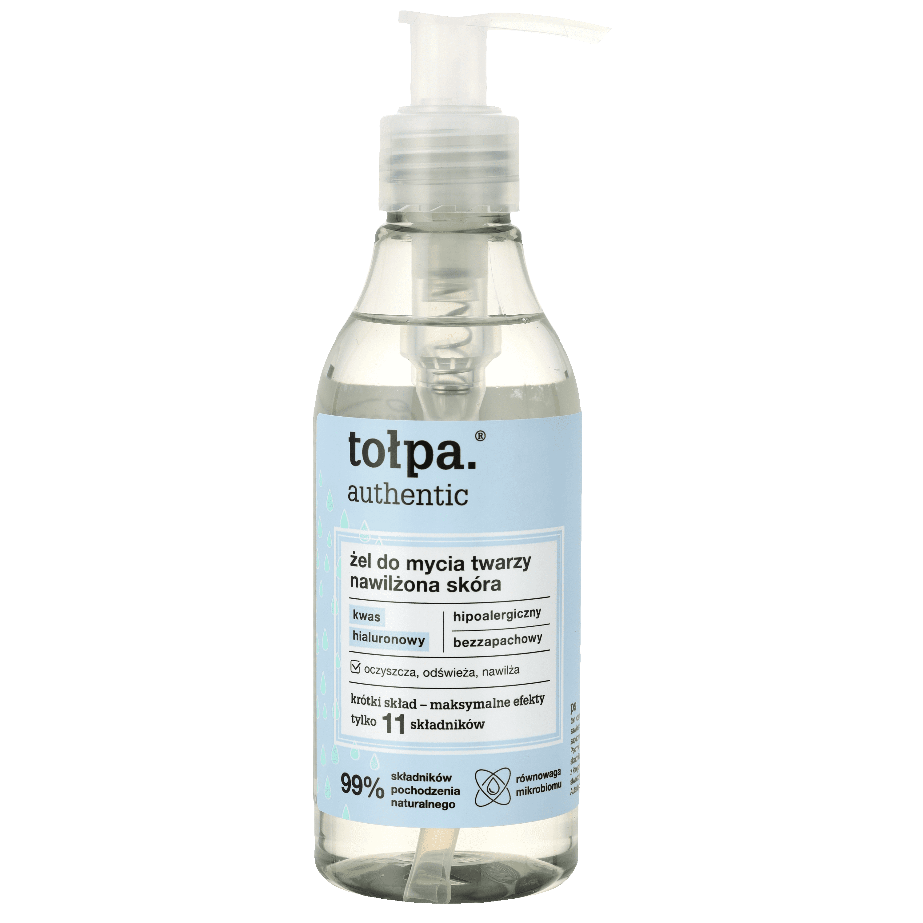 TOŁPA- Authentic Żel Do Mycia Twarzy Face Wash 195 ml