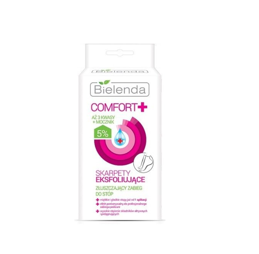 BIELENDA Comfort+ Exfoliating Socks 2x20ml