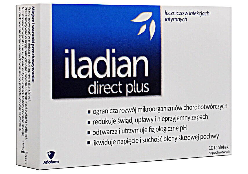 Iladian Direct Plus Vaginal Tablets 10 pcs.