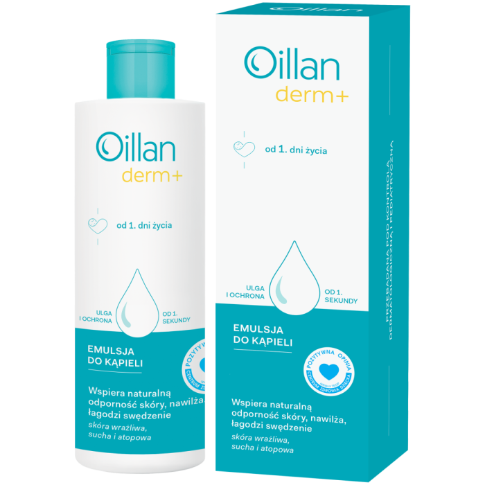 OILLAN DERM+ EMULSJA DO KAPIELI 200 ML
