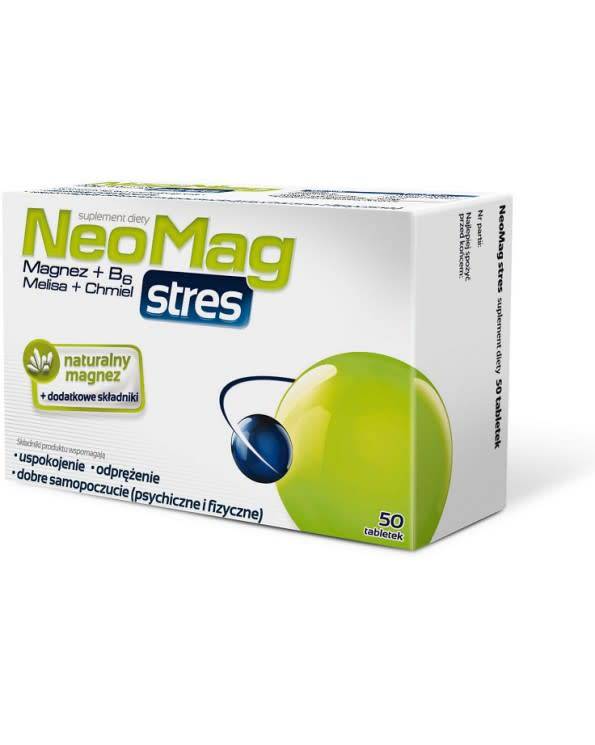 NEOMAG Stres Natural Magnesium + Additional Ingredients 50 tablets