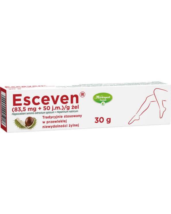 ESCEVEN- Zel Wyciag z Kasztanowca 30g