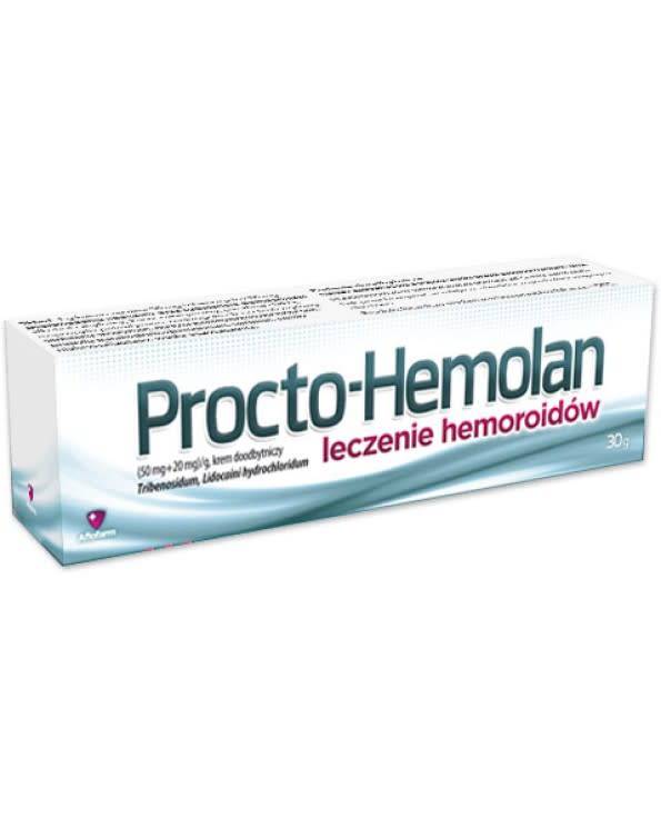 PROCTO-HEMOLAN- Leczenie Hemoroidow Krem 20g