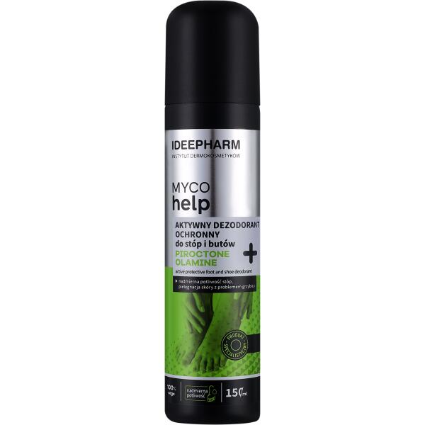IDEEPHARM Myco Help Active Protective Foot and Shoe Deodorant 150ml