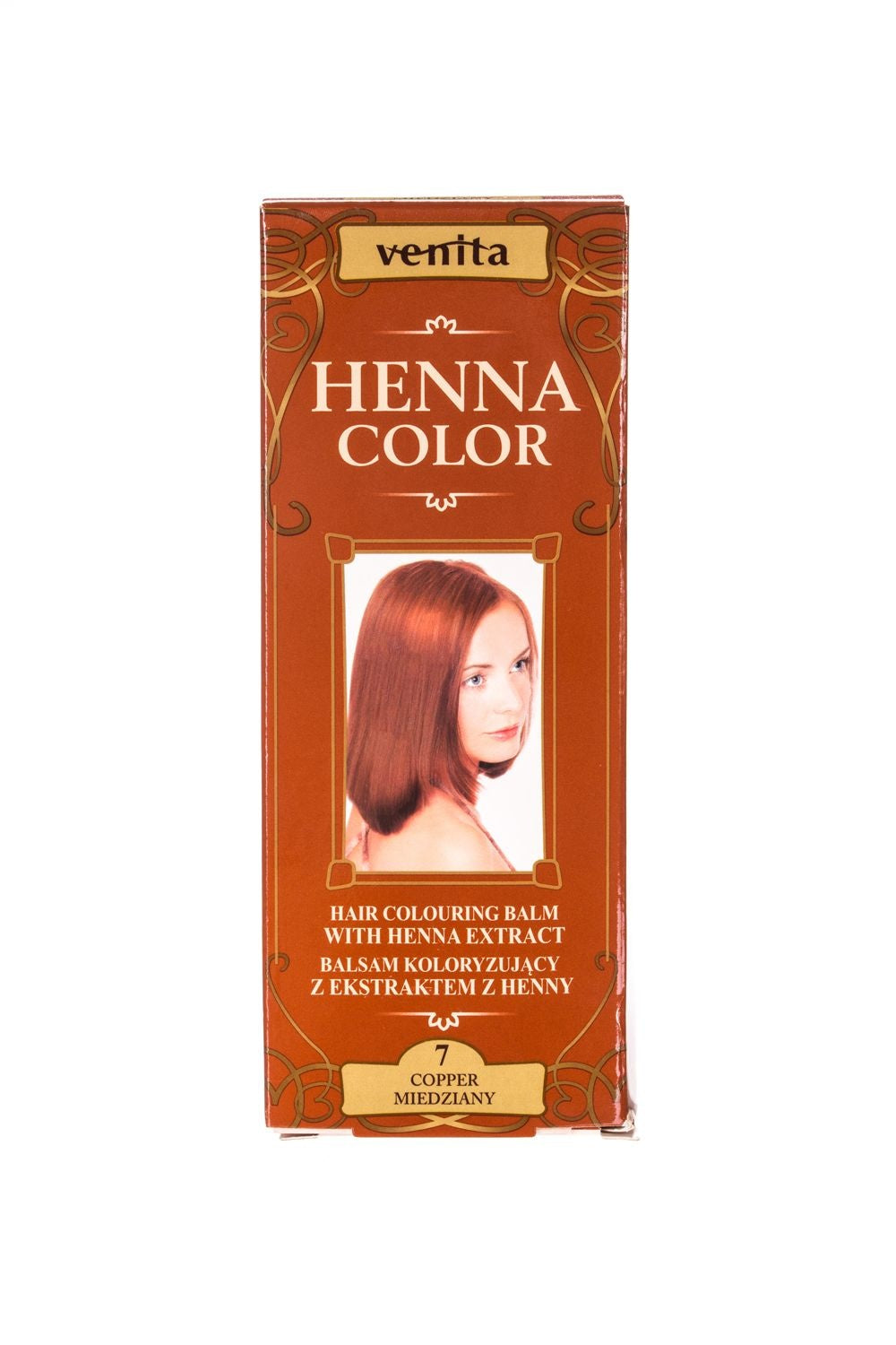Henna Color Coloring Balm with Henna Extract 7 Copper 75ml