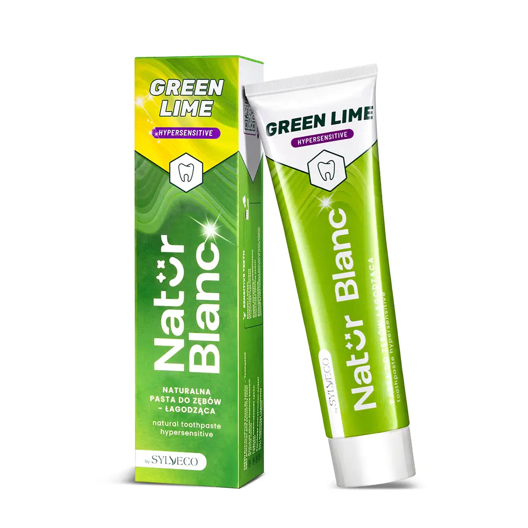 SYLVECO Natur Blanc Pasta Do Zebów Green Lime ,  Lagodzaca Nadwrazliwosc Zebów ,100ml