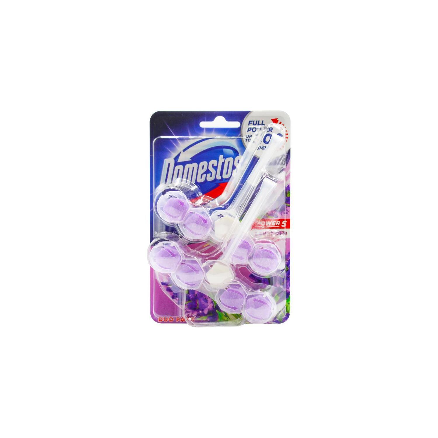 Domestos Toilet Cage Power 5 Lavender Pk2x 55g