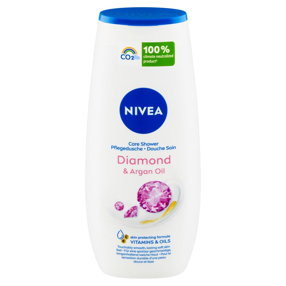 Nivea Care & Diamond 250ml - Shower Cream for Women