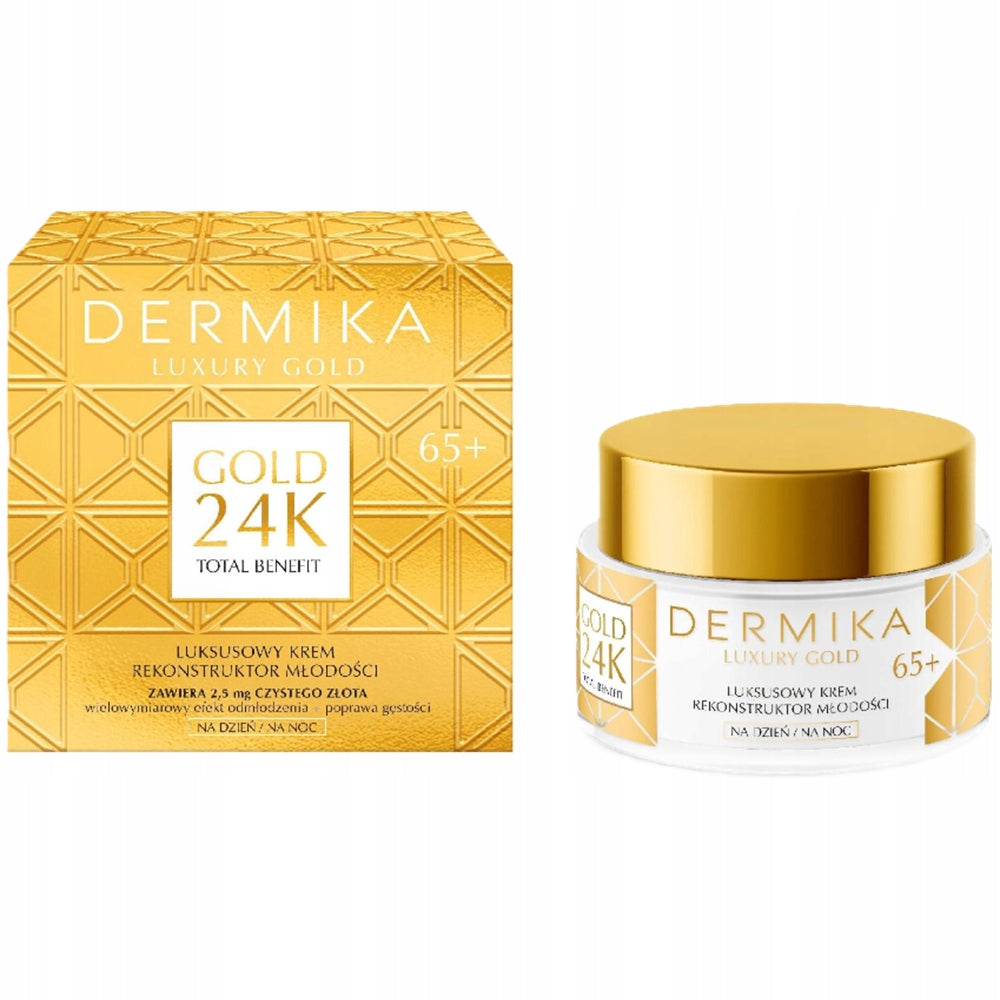 DERMIKA LUXURY GOLD 24K CREAM 65+ 50ML