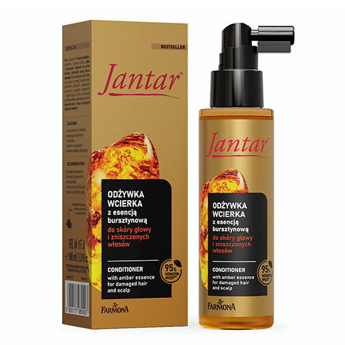 Farmona Jantar Regenerating Rub-In Conditioner with Amber Essence for Damaged Hair and Scalp 100ml