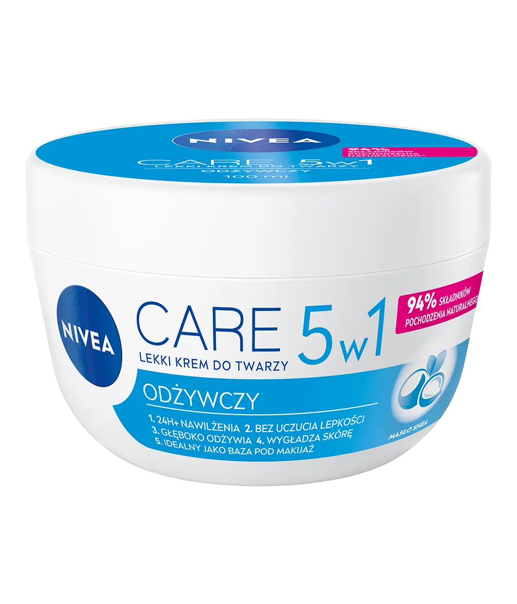 NIVEA - Care 5w1 Lightweight Nourishing Face Cream 100 ml