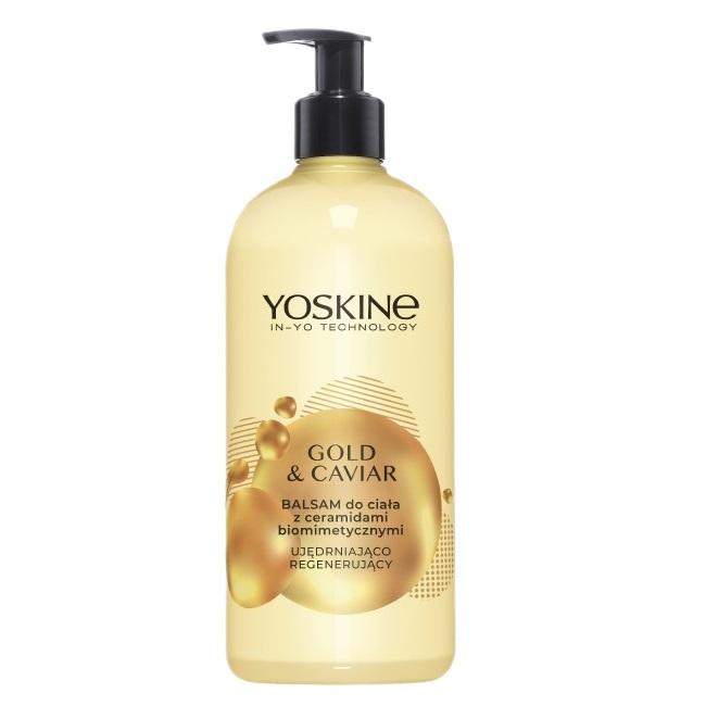 Yoskine Gold & Caviar Body Lotion with Biomimetic Ceramides, 400 Ml