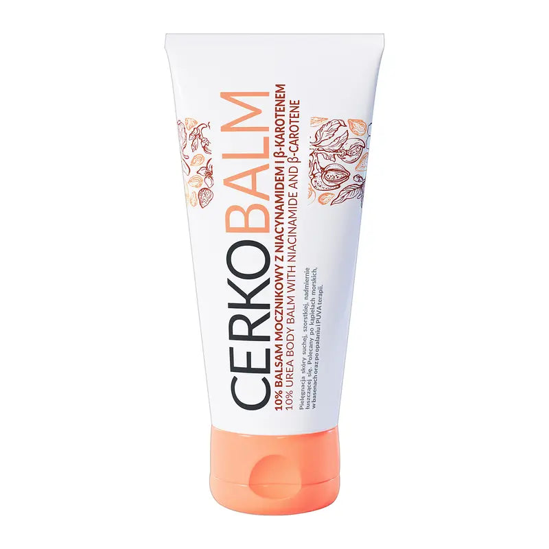 CERKOBAL l 10% Balsam Mocznikowy Z Niacynamidem I B-karotenem,200ml