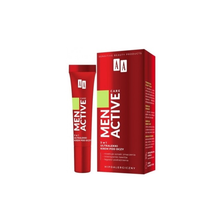 AA Men Active Care 3in1 Ultra-Light Eye Cream 15 ml