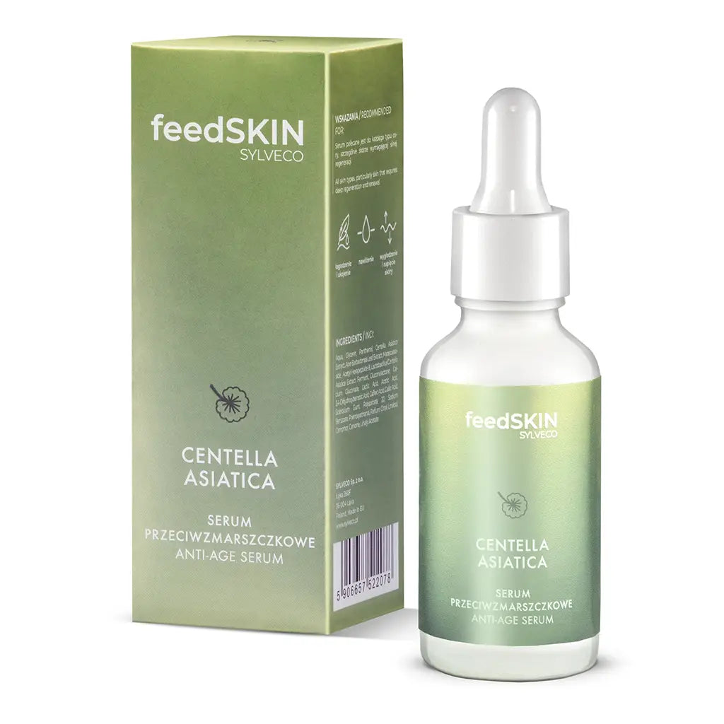FEEDSKIN SYLVECO CENTELLA ASIATICA Serum Anti-Age Z Wakrota Azjatycka 30ml