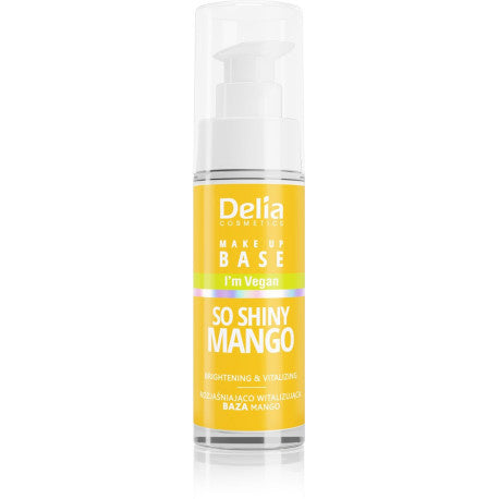 DELIA Vegan Brightening and Vitalizing Base So Shiny Mango 30ml