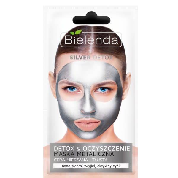 BIELENDA Silver Detox Metallic Mask for Mixed and Oily Skin 8g