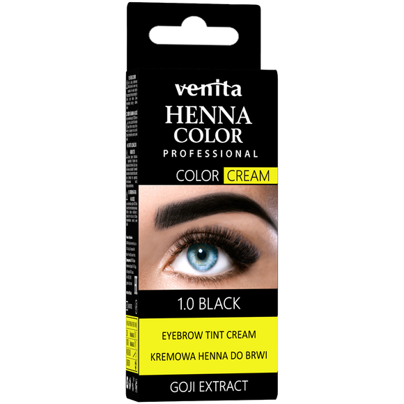 Cream Henna For Eyebrows 1.0 Black