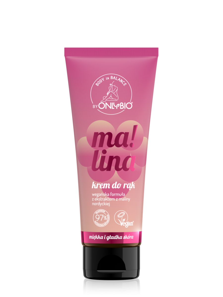 ONLYBIO Krem do rak Malina 50 ml