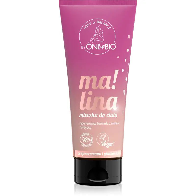 ONLYBIO Mleczko do Ciala Malina 200 ml