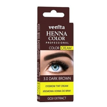 VENITA Henna For Eyebrows And Eyelashes Cream 3.0 Dark Brown 30 g