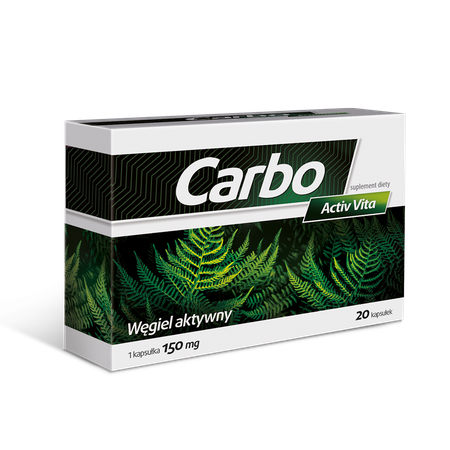 Carbo Activ Vita Activated Charcoal 150mg 20 Capsules