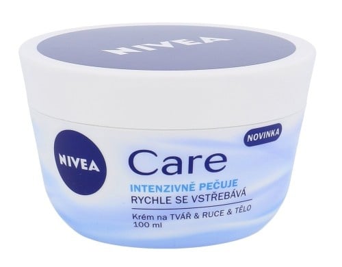 NIVEA Care Nourishing Cream For Face, Hands And Body 100 ml