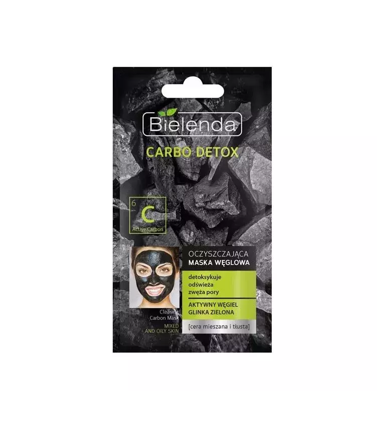 BIELENDA Carbo Detox Carbon Mask Green Clay 8g