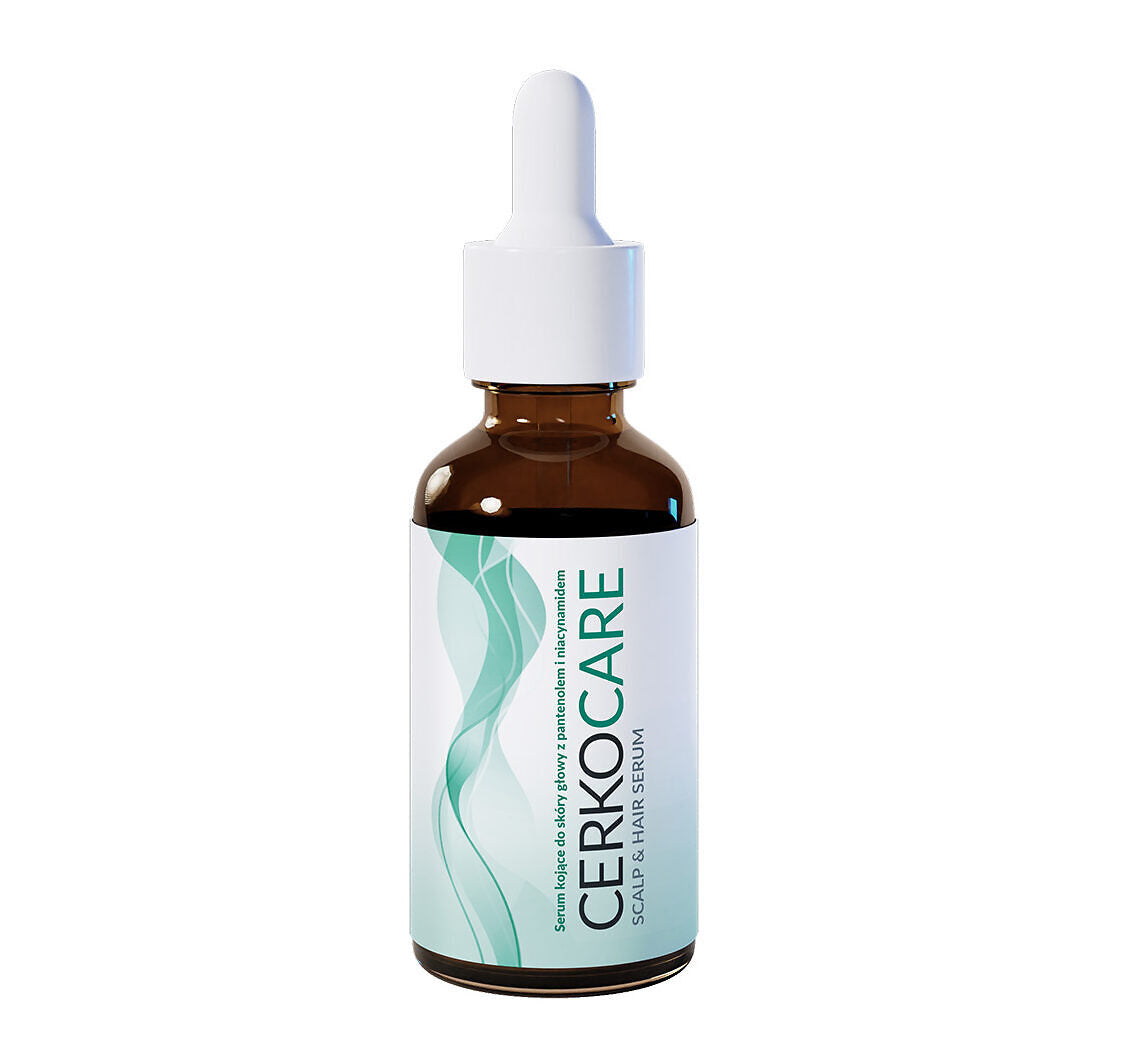 CERKOCARE Serum Kojace Do Skóry Glowy Z Pantenolem I Niacynamidem,50ml