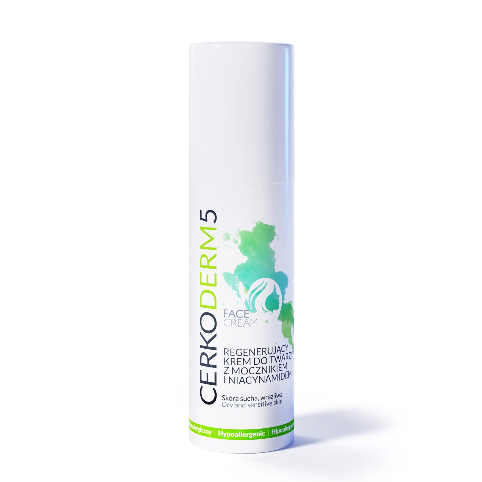 CERKODERM 5 50ml Regenerujacy Krem Do Twarzy,50ml
