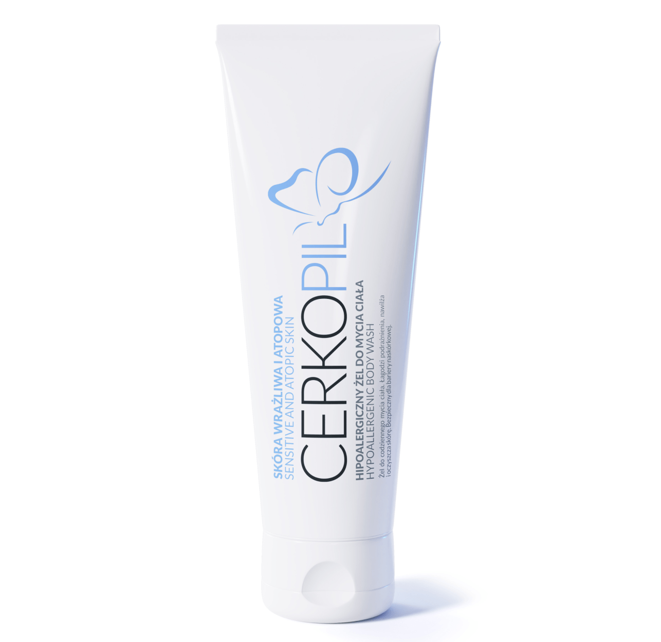 CERKOPIL ZEL DO CIALA l Hipoalergiczny Zel Do Mycia Ciala, Tuba 250ml