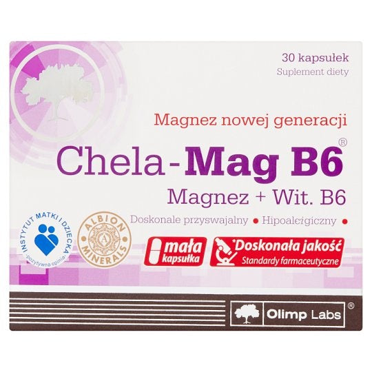 Chela-Mag B6 Magnesium + Wit B6 30 Capsules