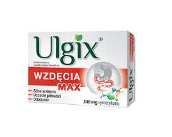 ULGIX- Wzdecia Max 240 mg Symetykonu 30 kaps