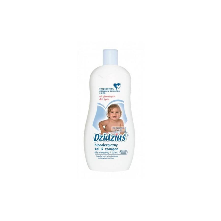 DZIDZIUS- Hypoallergenic Gel and Shampoo for children and babies 500ml