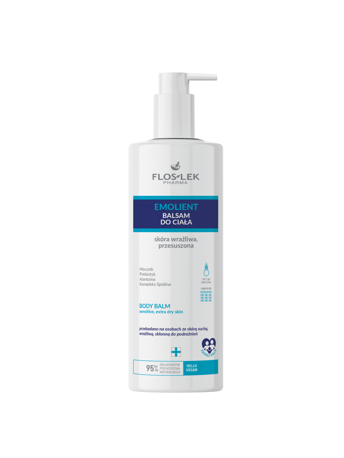 EMOLIENT Balsam Do Ciala Skóra Wrazliwa, Przesuszona 400 ml