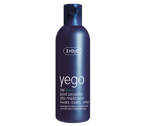 Yego 3W1 Shower Gel For Men Face Body Hair 300ml
