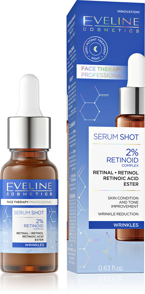 EVELINE - Serum Shot 2% Retinoid Kuracja Przeciwzmarszczkowa 18 ml ...
