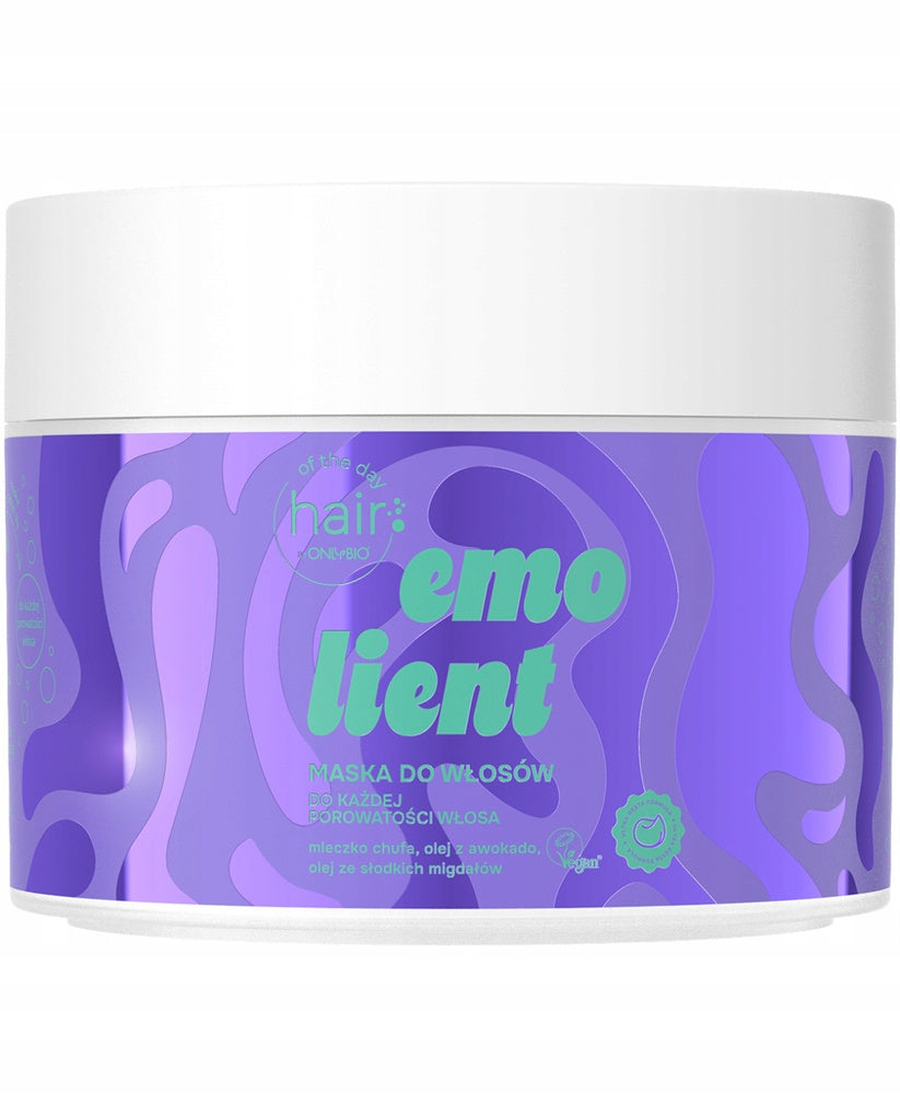ONLYBIO Hair of The Day Maska Emolientowa do Wlosów 280 ml