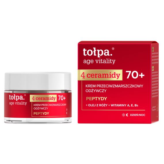 TOLPA - Age Vitality 4 Ceramidy Krem Odzywczy 70+ 50 ml